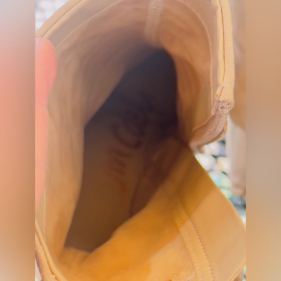 Sam Edelman Ivette Sesame Suede Block Heel Booties I3314L2250 size 9 - Picture 9 of 12